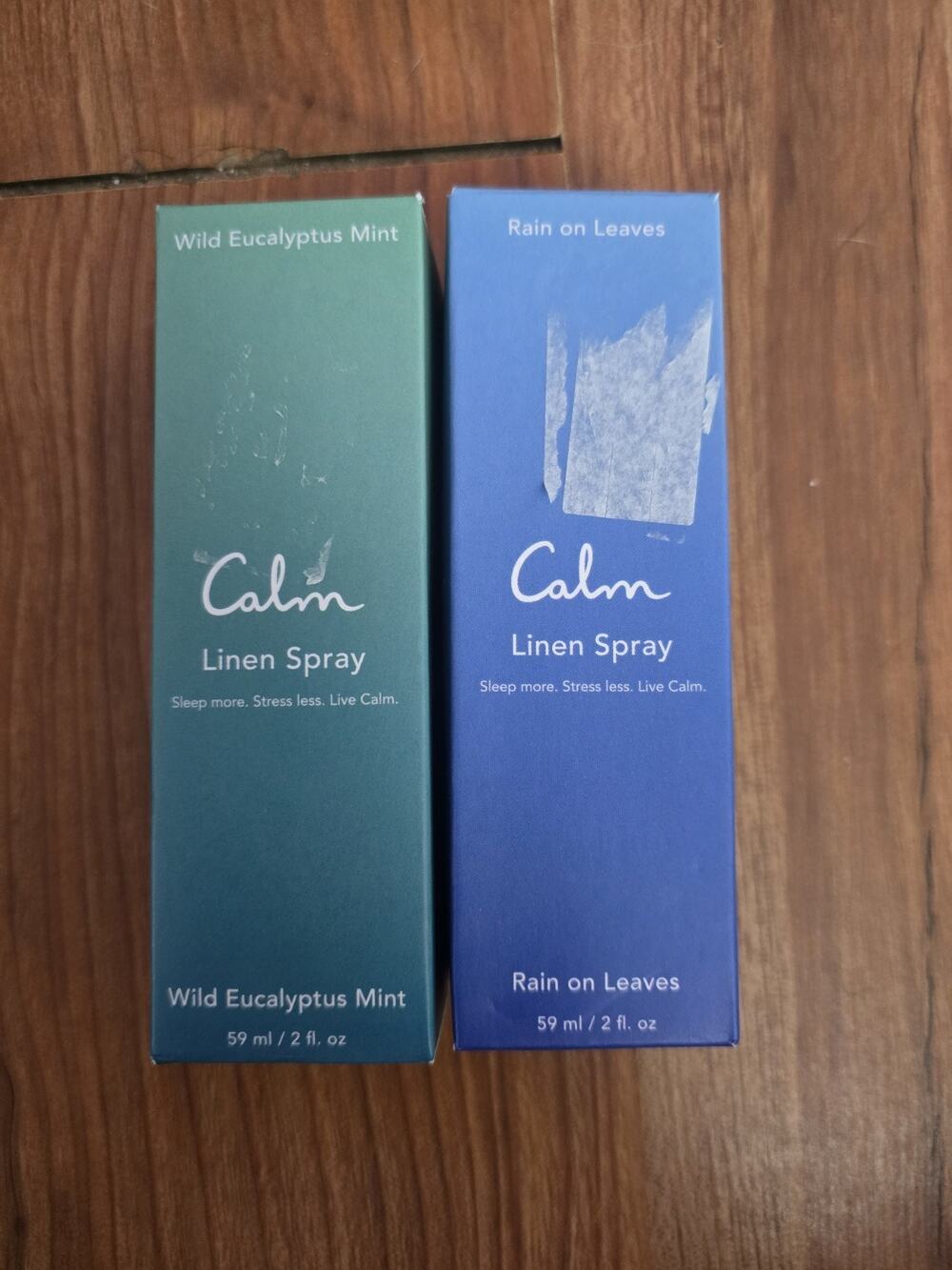 CALM MIST AROMATHERAPY LINEN Spray Wild Eucalyptus Mint Rain On Leaves